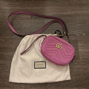 Pink Gucci Camera Bag
